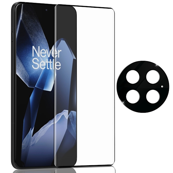 1-Pack OnePlus 13 Skärmskydd & 1-Pack linsskydd - Härdat Glas 9H - Super kvalitet 3D