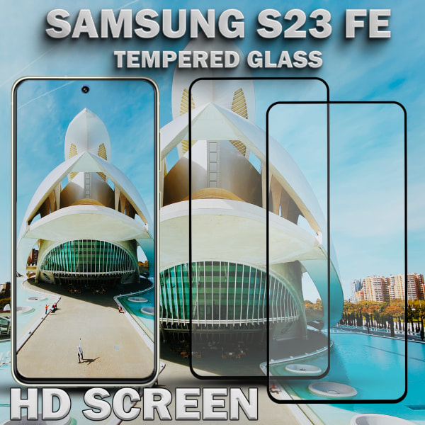 2-Pack Samsung S23 FE - 9H Härdat Glass - Super Kvalitet 3D