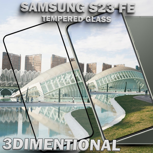 Samsung S23 FE - 9H Härdat Glass - Super Kvalitet 3D