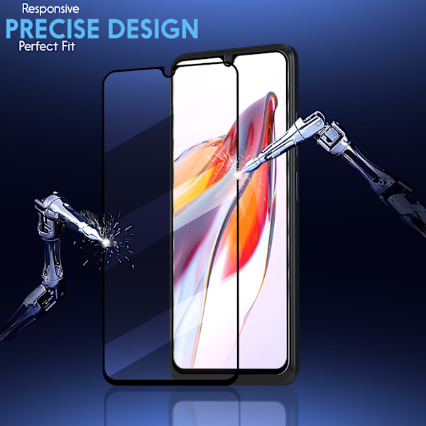 1-Pack XIAOMI REDMI 12C Skærmbeskyttelse & 1-Pack linsebeskyttelse - Hærdet Glas 9H - Super kvalitet 3D