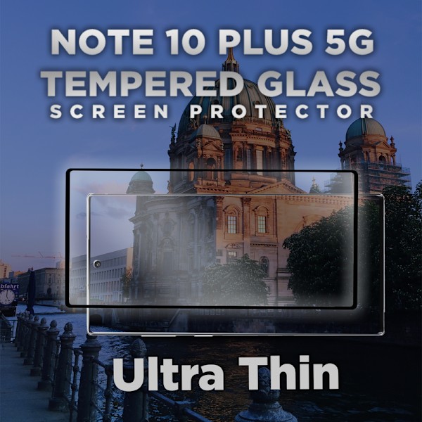 1-Pack SAMSUNG NOTE 10 PLUS Skærmbeskyttelse - Hærdet Glas 9H - Super kvalitet 3D