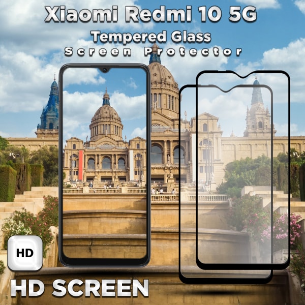 2-Pack Xiaomi Redmi 10 5G - Härdat Glas 9H - Super kvalitet 3D Skärmskydd