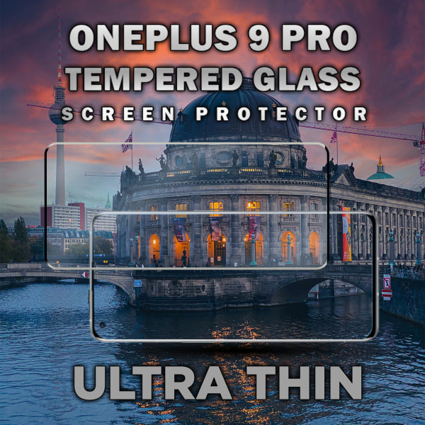 OnePlus 9 Pro - Härdat Glas 9H - Super kvalitet - 3D Skärmskydd