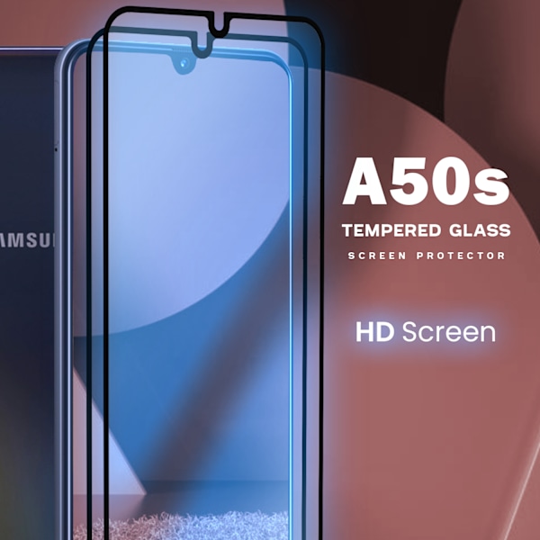 Samsung Galaxy A50s - Härdat Glas 9H - Super kvalitet 3D Skärmskydd