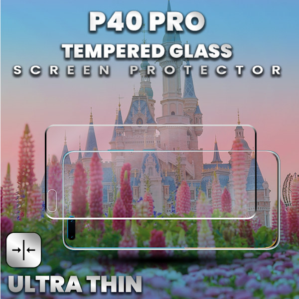 1-Pack HUAWEI P40 PRO Skærmbeskyttelse - Hærdet Glas 9H - Super kvalitet 3D