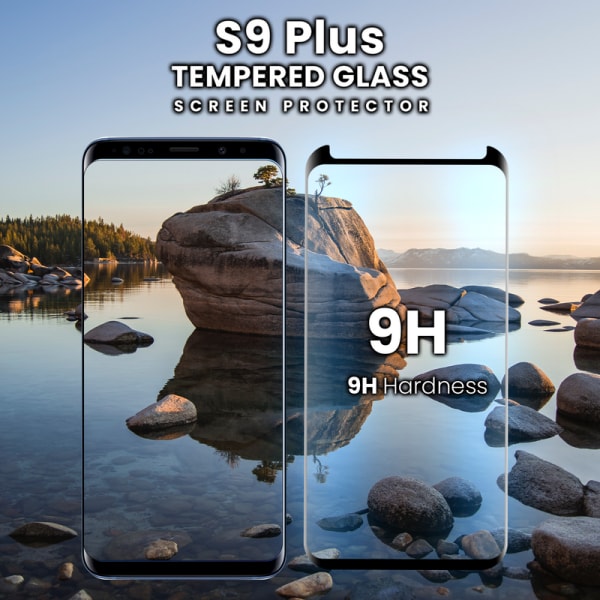 Samsung Galaxy S9 Plus - Härdat glas 9H -Super kvalitet 3D