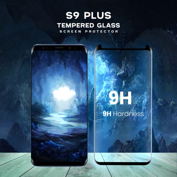 2-Pack Samsung Galaxy S9 Plus - Härdat glas- 9HSuper kvalitet 3D