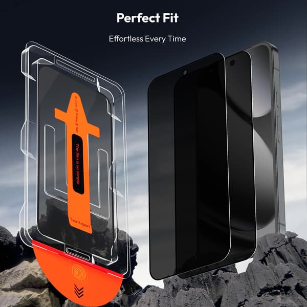 2-Pack Google Pixel 10 Pro XL Privacy Skärmskydd & 2-Pack linsskydd - Härdat Glas | [Automatisk Installation] - Bubbelfritt