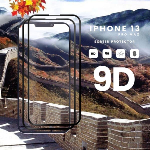 2-Pack IPHONE 13 PRO MAX Skærmbeskyttelse - Hærdet Glas 9H - Super kvalitet 3D