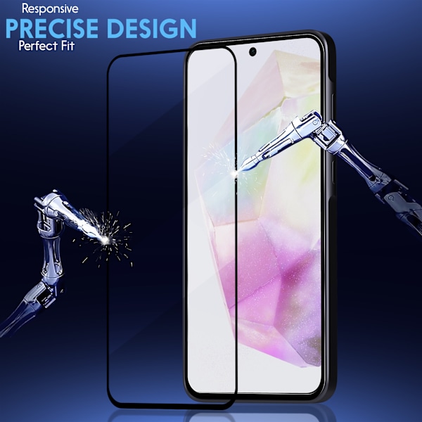 2-Pack SAMSUNG A36 Skærmbeskyttelse & 2-Pack linsebeskyttelse - Hærdet Glas 9H - Super kvalitet 3D