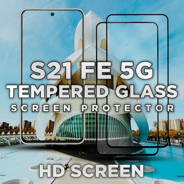 2 Pack Samsung S21 FE 5G - 9H Härdat Glass - Super Kvalitet 3D