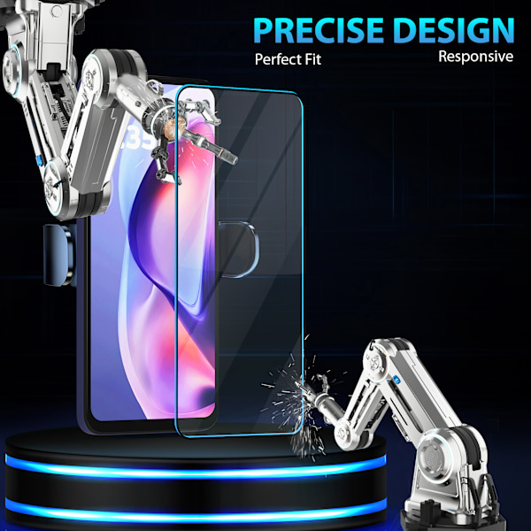 1-Pack Motorola G05 Näytönsuoja - Karkaistu Lasi 9H - Super laatu 3D