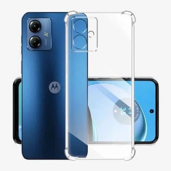 Motorola Moto G54 5G Premium Transparent Skal: Stöttåligt med Förstärkta Hörn