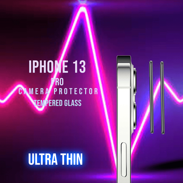 2-Pack Linsskydd iPhone 13 Pro Kamera - Härdat Glas 9H-Super 3D