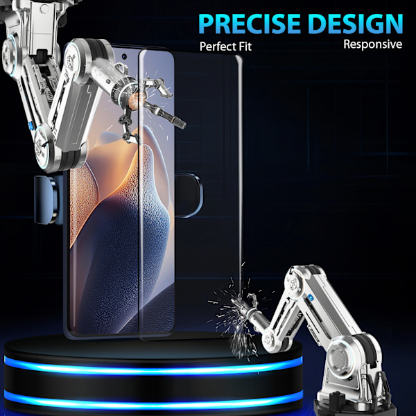 2-Pack Motorola Edge 60 Fusion Skärmskydd - Härdat Glas 9H - Super kvalitet 3D