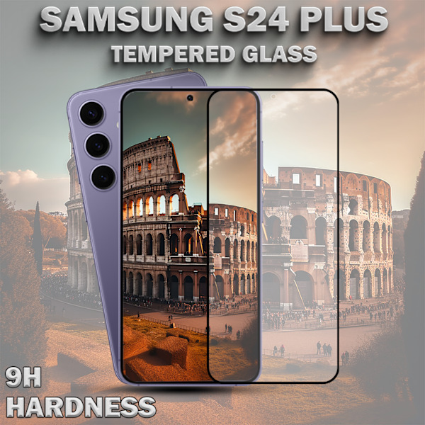 1-Pack SAMSUNG S24 PLUS Näytönsuoja - Karkaistu Lasi 9H - Super laatu 3D