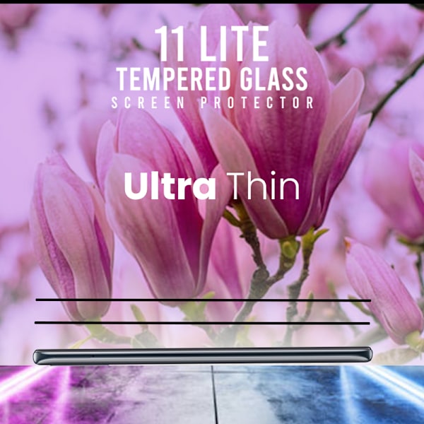 2-Pack XIAOMI 11 LITE Näytönsuoja - Karkaistu Lasi 9H - Super laatu 3D