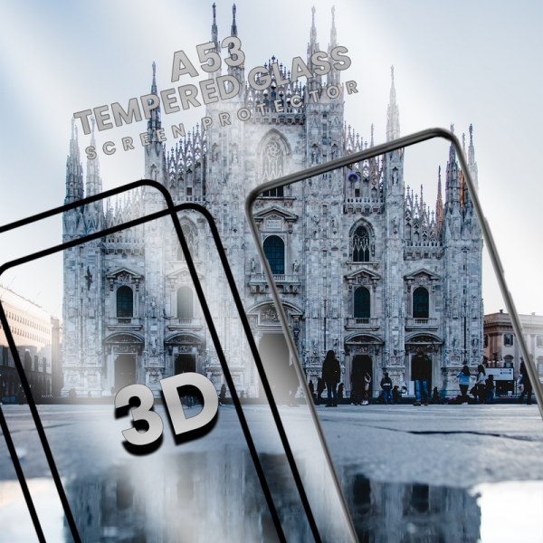 2-Pack Samsung Galaxy A53 - Härdat glas 9H - Super kvalitet 3D