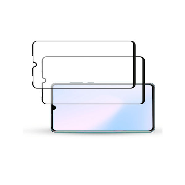 2-Pack HUAWEI P30 LITE Skärmskydd - Härdat Glas 9H - Super kvalitet 3D