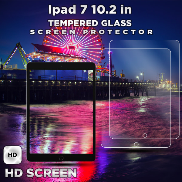 2-Pack Apple Ipad 7 (10.2 Inch) - Härdat Glas 9H - Super Kvalitet Skärmskydd