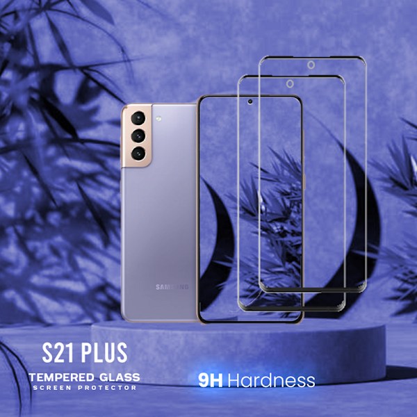 2-Pack SAMSUNG S21 PLUS Skærmbeskyttelse - Hærdet Glas 9H - Super kvalitet 3D