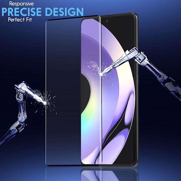 1-Pack Realme 10 Pro Plus Skærmbeskyttelse - Hærdet Glas 9H - Super kvalitet 3D