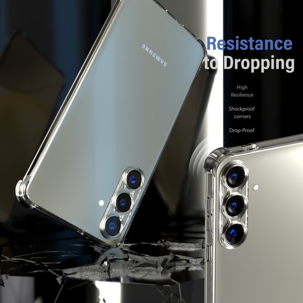 Samsung S24 Plus Transparent Skyddsfodral – Skydd med Extra Kant