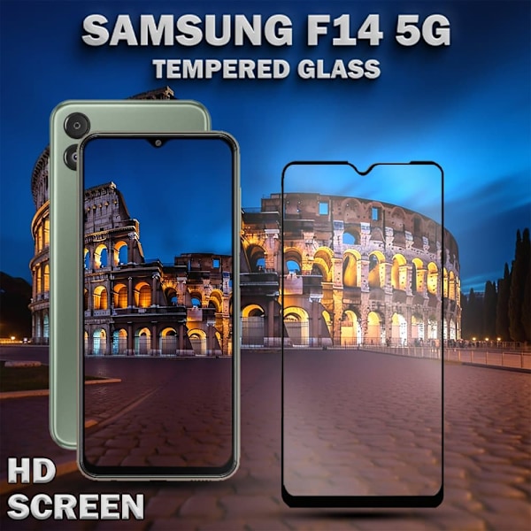 1-Pack SAMSUNG F14 Skærmbeskyttelse - Hærdet Glas 9H - Super kvalitet 3D