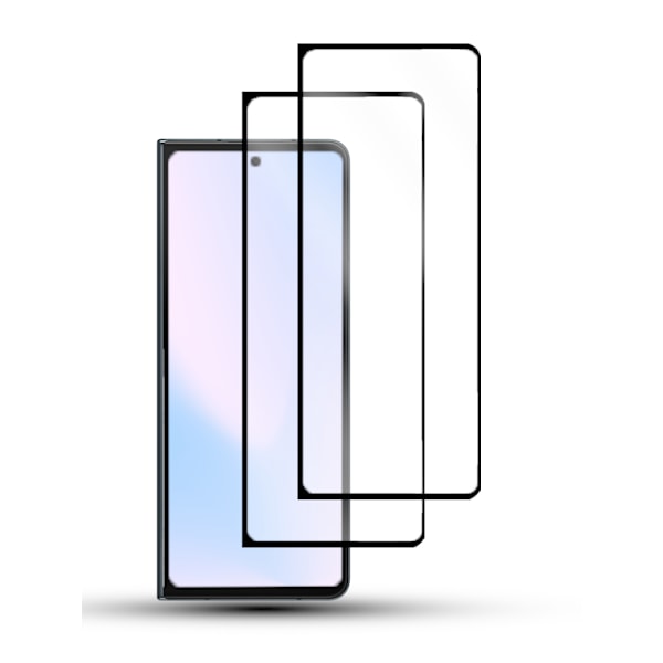 2-Pack SAMSUNG Z FOLD 5 Näytönsuoja - Karkaistu Lasi 9H - Super laatu 3D