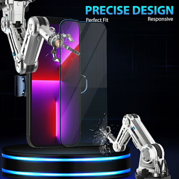 1-Pack Iphone 13 Pro Max Skärmskydd & 1-Pack linsskydd - Härdat Glas 9H - Super kvalitet 3D