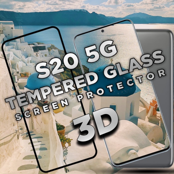 Samsung Galaxy S20 5G - Härdat glas 9H-Super kvalitet 3D