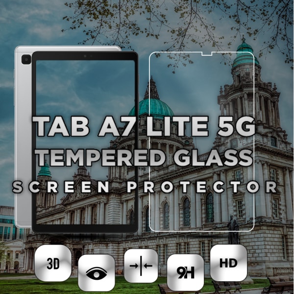 Samsung Galaxy Tab A7 Lite 5G - Härdat glas 9H - Super Kvalitet Skärmskydd