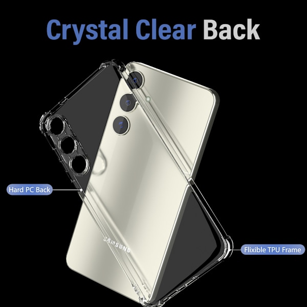 Samsung S24 Plus Transparent Skal - Skydd med Extra Kant