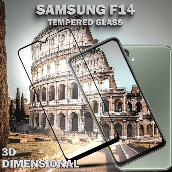 1-Pack SAMSUNG F14 Skærmbeskyttelse - Hærdet Glas 9H - Super kvalitet 3D