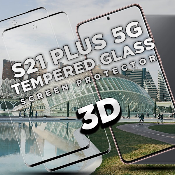 2-Pack SAMSUNG S21 PLUS Skærmbeskyttelse - Hærdet Glas 9H - Super kvalitet 3D