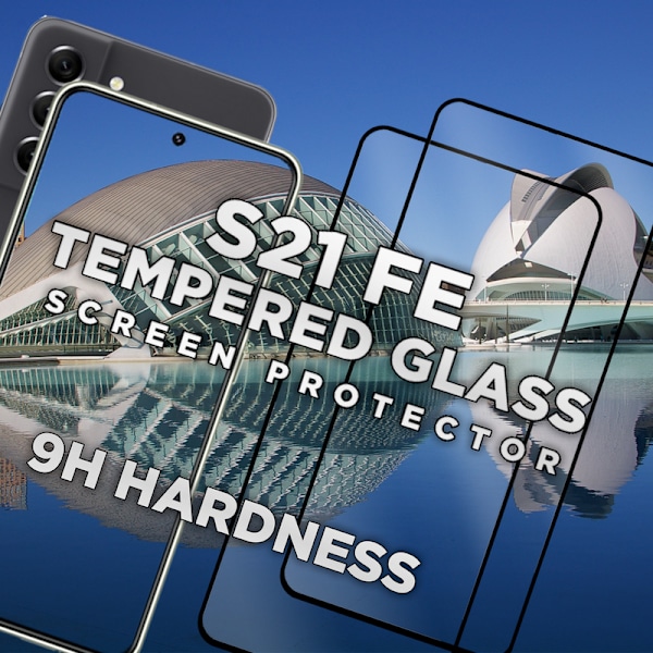 2 Pack Samsung S21 FE - 9H Härdat Glass - Super Kvalitet 3D