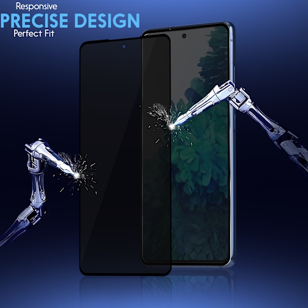 2-Pack Samsung S20 FE Privacy Skärmskydd - Härdat Glas 9H - Super kvalitet 3D