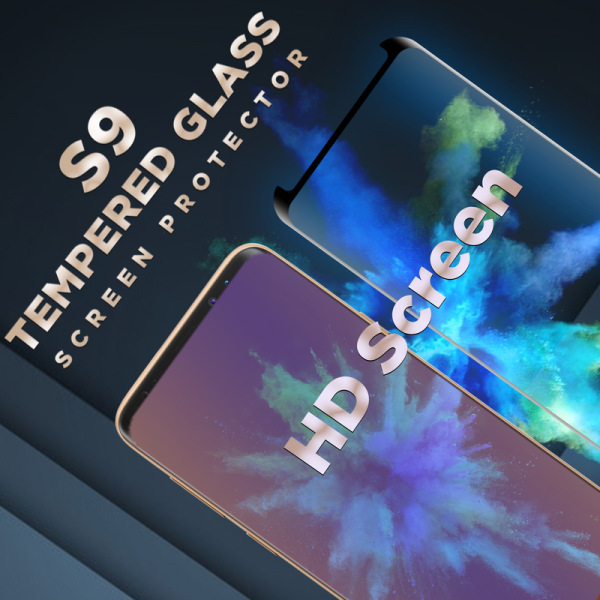 Samsung Galaxy S9 - Härdat glas-9H Super kvalitet 3D Skärmskydd