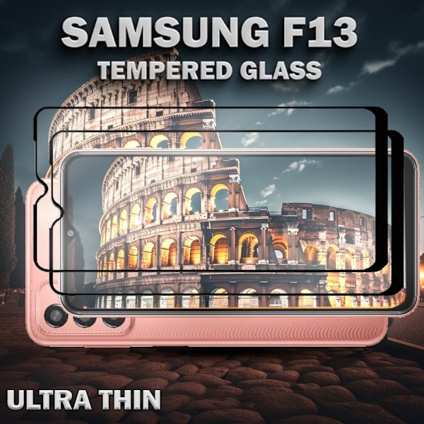 2-Pack SAMSUNG F13 Skærmbeskyttelse - Hærdet Glas 9H - Super kvalitet 3D