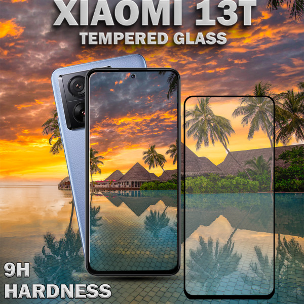 Xiaomi 13T - Härdat glas 9H - Super kvalitet 3D Skärmskydd