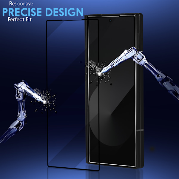 1-Pack SAMSUNG Z FOLD 6 Skærmbeskyttelse - Hærdet Glas 9H - Super kvalitet 3D