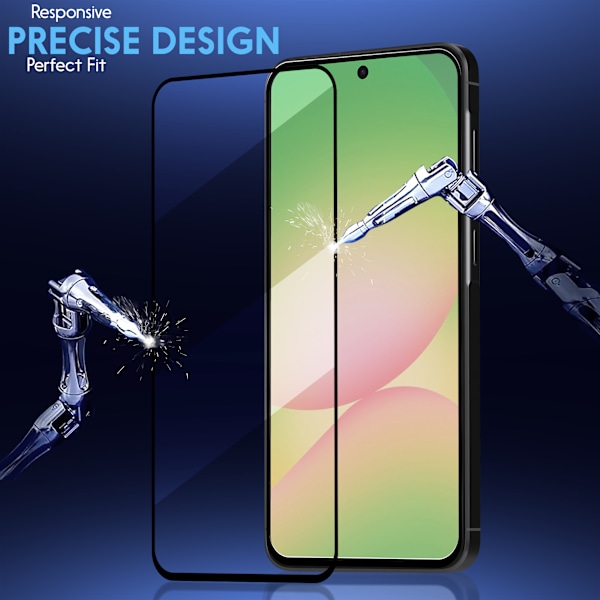 2-Pack Samsung A56 Skärmskydd & 1-Pack linsskydd - Härdat Glas 9H - Super kvalitet 3D