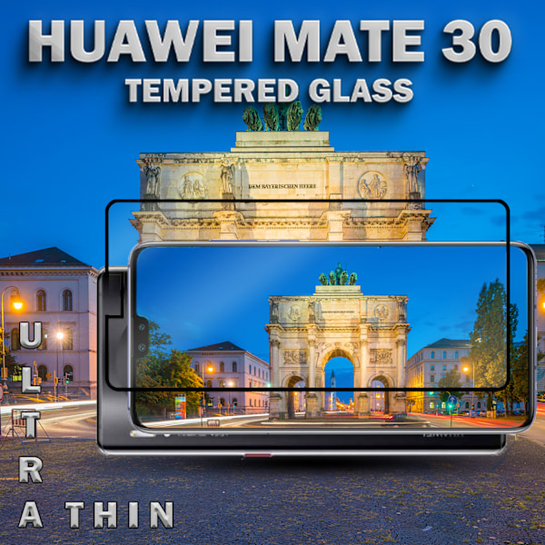 1-Pack HUAWEI MATE 30 Skærmbeskyttelse - Hærdet Glas 9H - Super kvalitet 3D