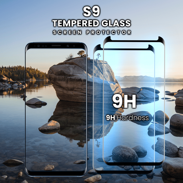 2-Pack Samsung Galaxy S9 - Härdat glas 9H - Super kvalitet 3D