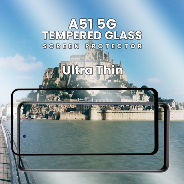 Samsung Galaxy A51 5G - Härdat Glas 9H - Super kvalitet 3D