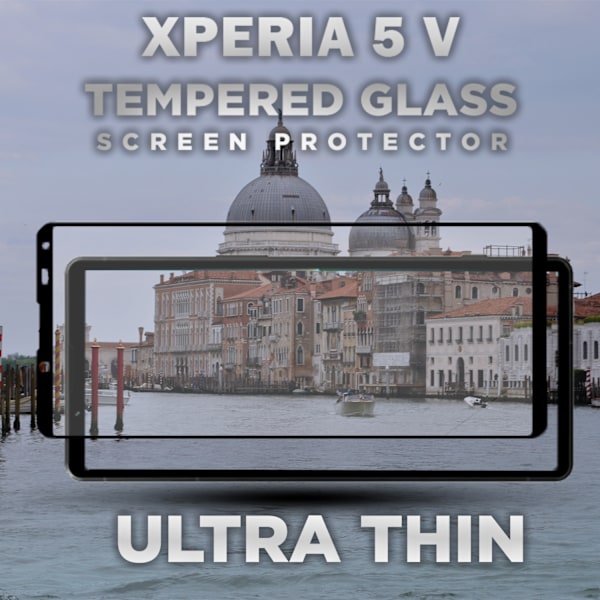 Sony xperia 5 V - Härdat Glas 9H - Super kvalitet 3D Skärmskydd