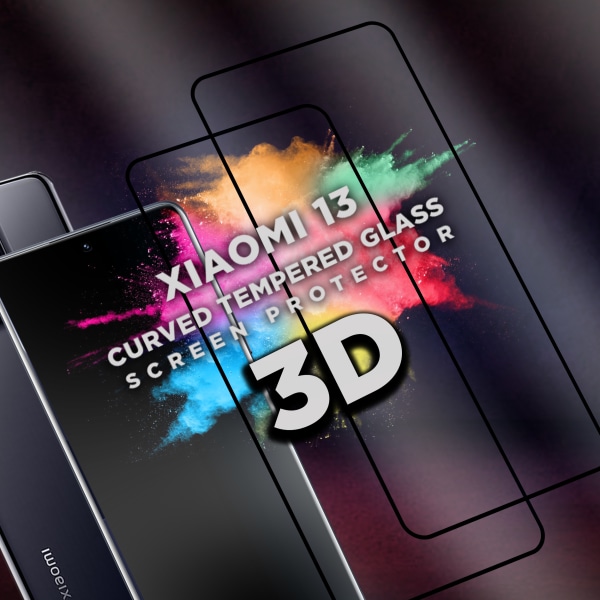 2-Pack Xiaomi 13 - Härdat Glas 9H - Super kvalitet 3D Skärmskydd