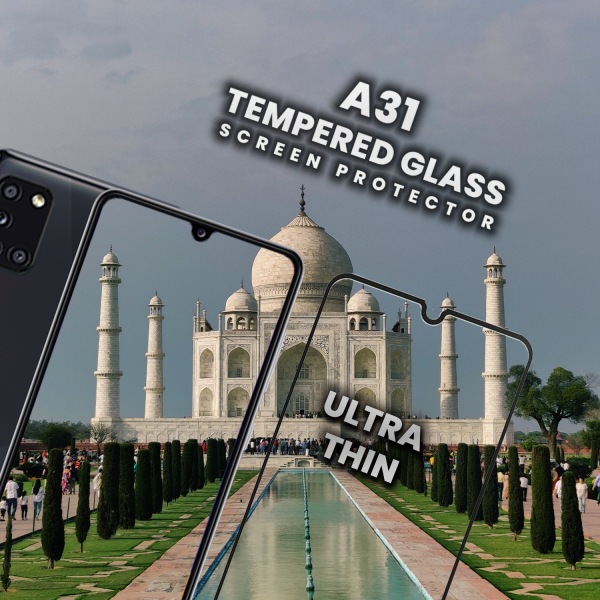 Samsung Galaxy A31 - Härdat Glas 9H-Super Kvalitet 3D Skärmskydd
