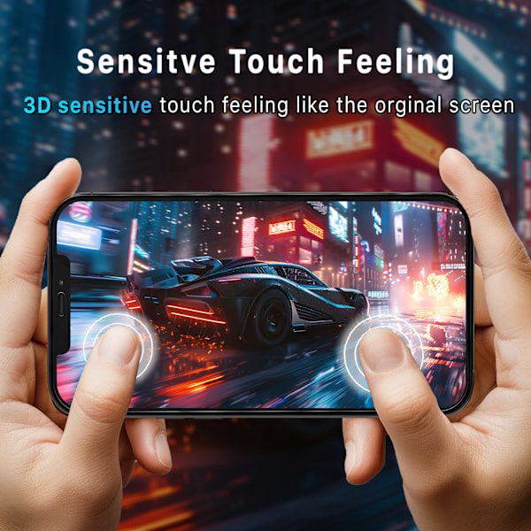 2-Pack Iphone 12 Pro Max Skærmbeskyttelse & 2-Pack linsebeskyttelse - Hærdet Glas 9H - Super kvalitet 3D