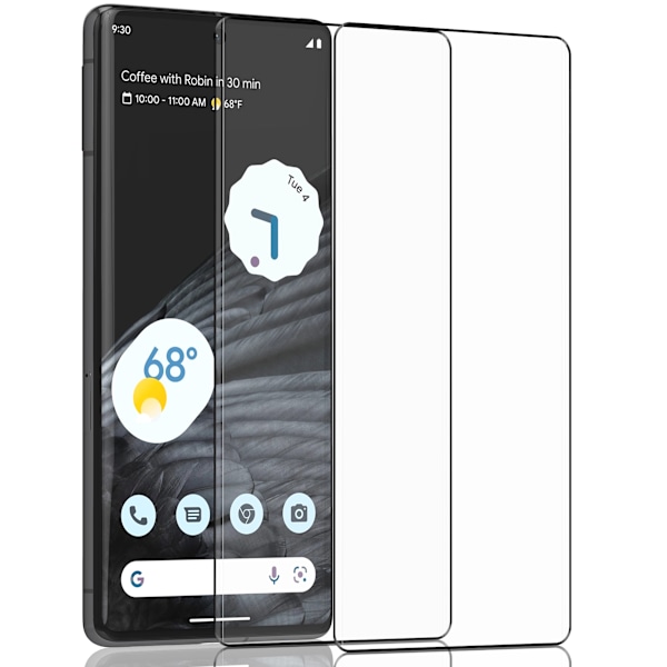 2-Pack Google Pixel 7 Pro Skærmbeskyttelse - Hærdet Glas 9H - Super kvalitet 3D